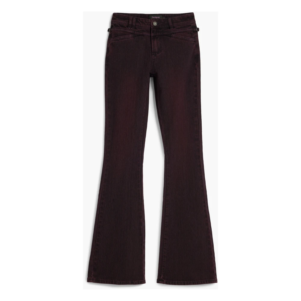 Desigual Women's Purple Denim Coco Jeans