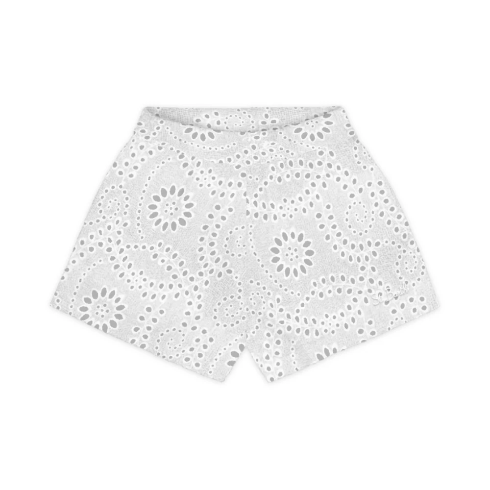 Mc2 Saint Barth Women's White Stylish Shorts For Men