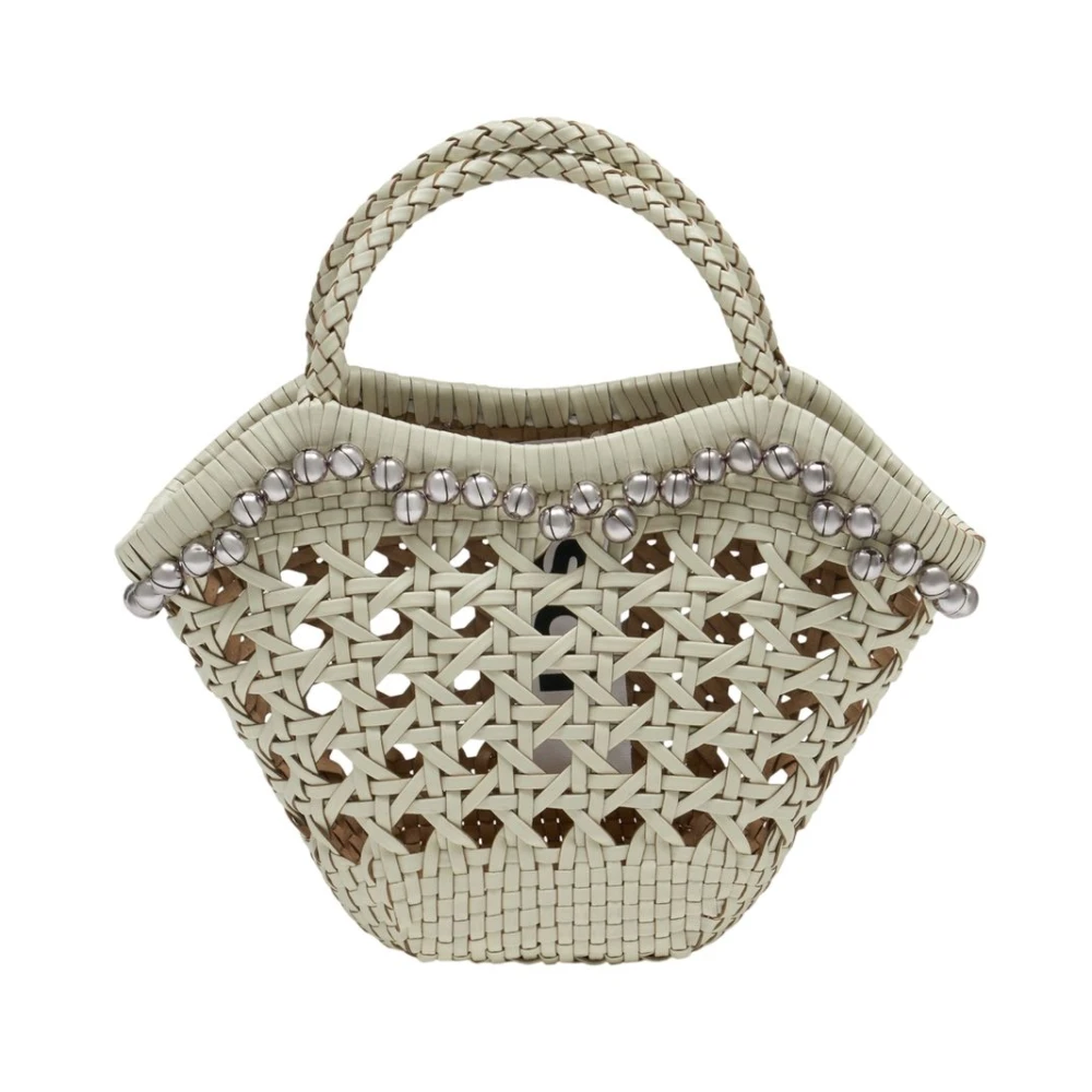 Osoi Women's White Lip Tote Bag