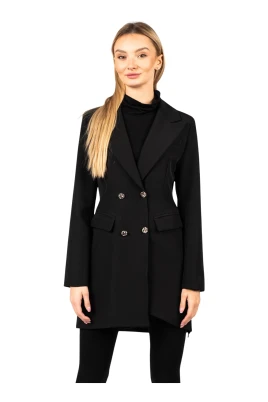 Elegant Dubbelknäppt Navy Blazer