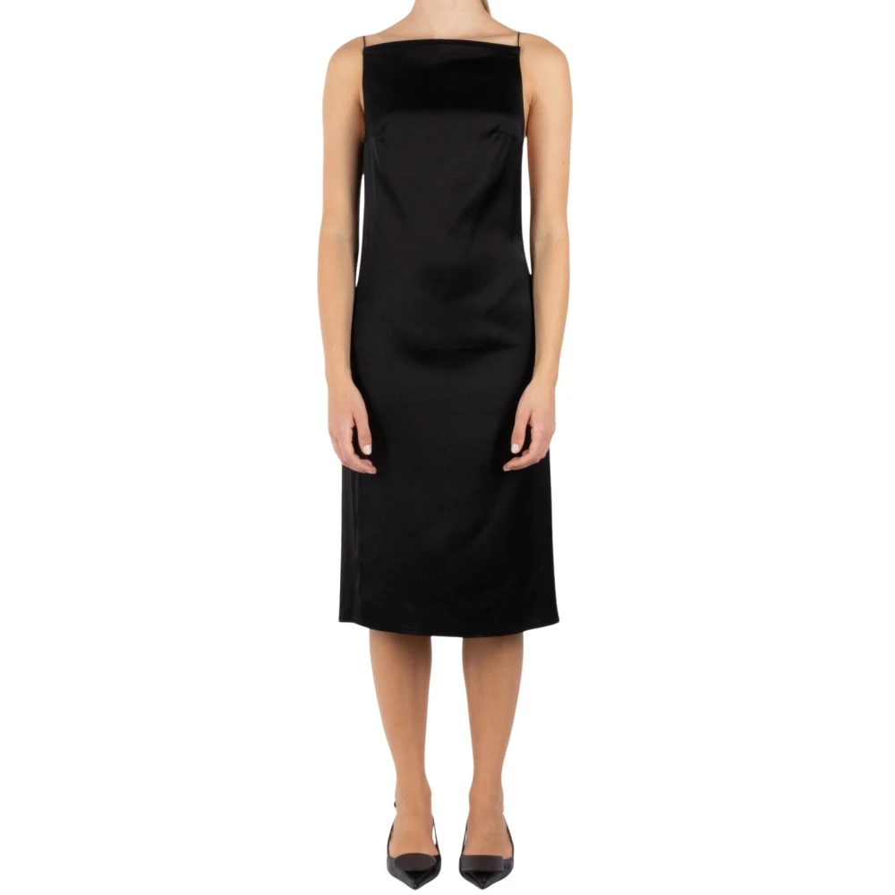 Jacquemus Zwarte Midi Jurk voor Dag & Nacht Black Dames