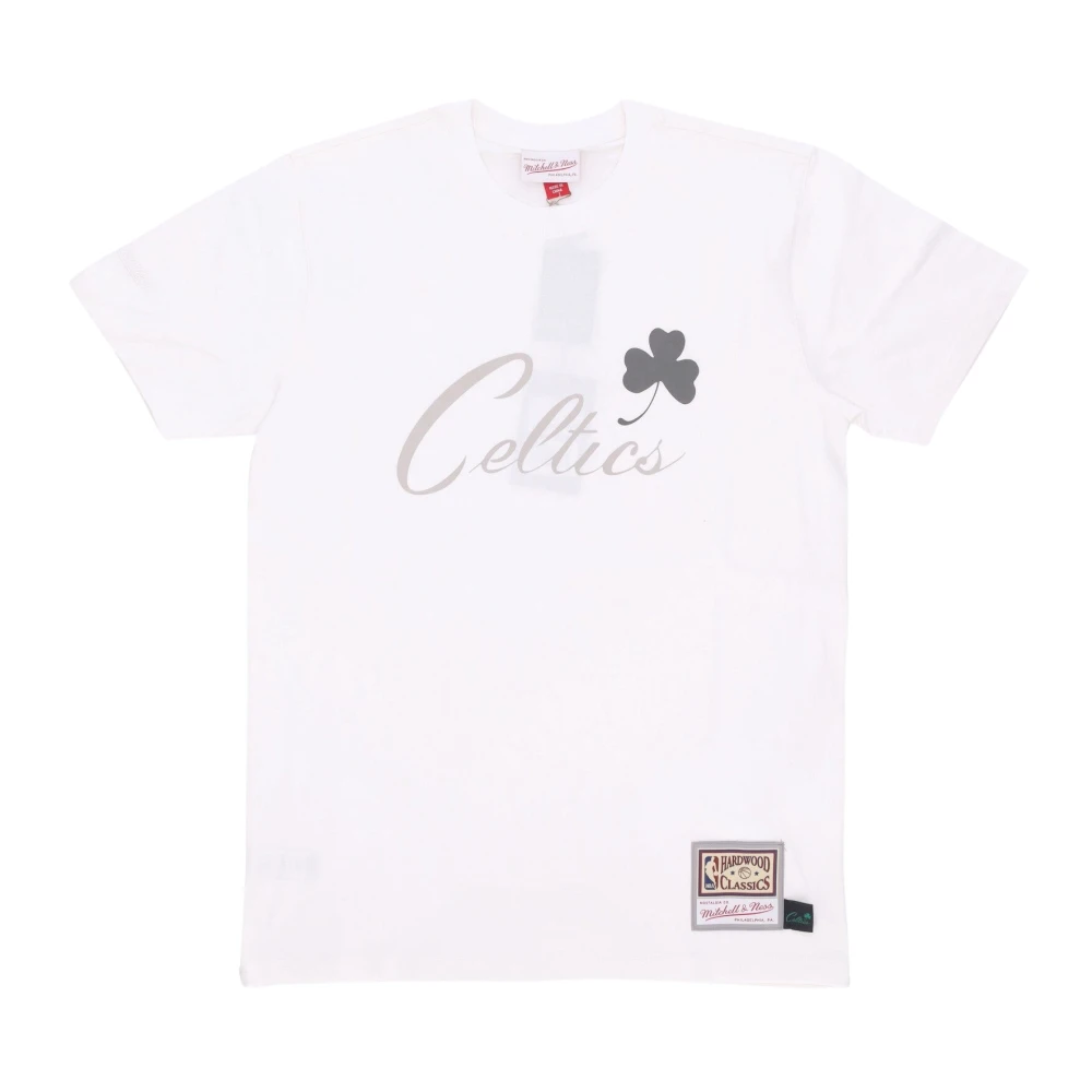 Mitchell & Ness Boston Celtics NBA Tee Shirt White Heren