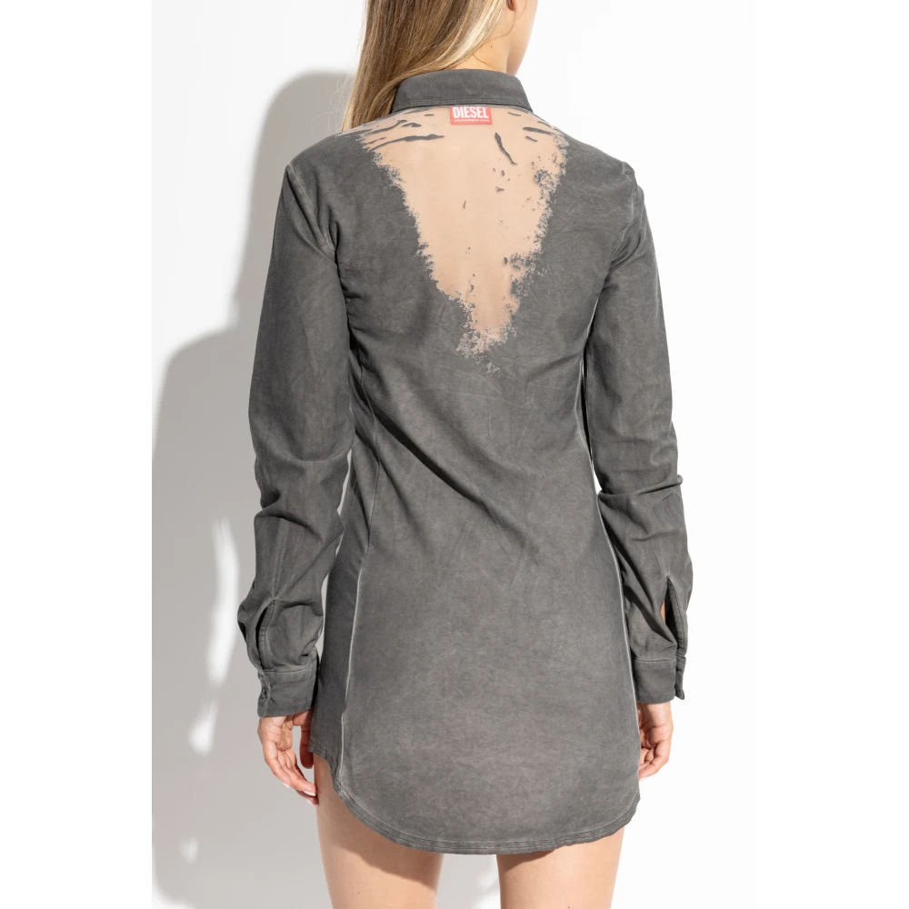 Diesel Jurk D-Giseld-P1 Gray Dames