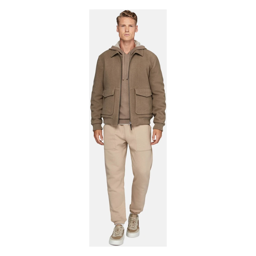 Boggi Milano Bomberjack Beige Heren