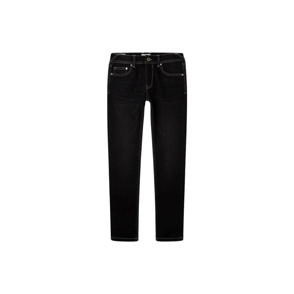 Pepe Jeans Svarta Skinny Jeans Gymdigo Teknologi Black, Pojke