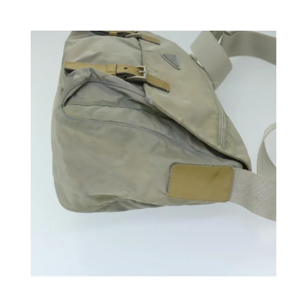 Prada Vintage Pre-owned Nylon prada-bags Gray Dames