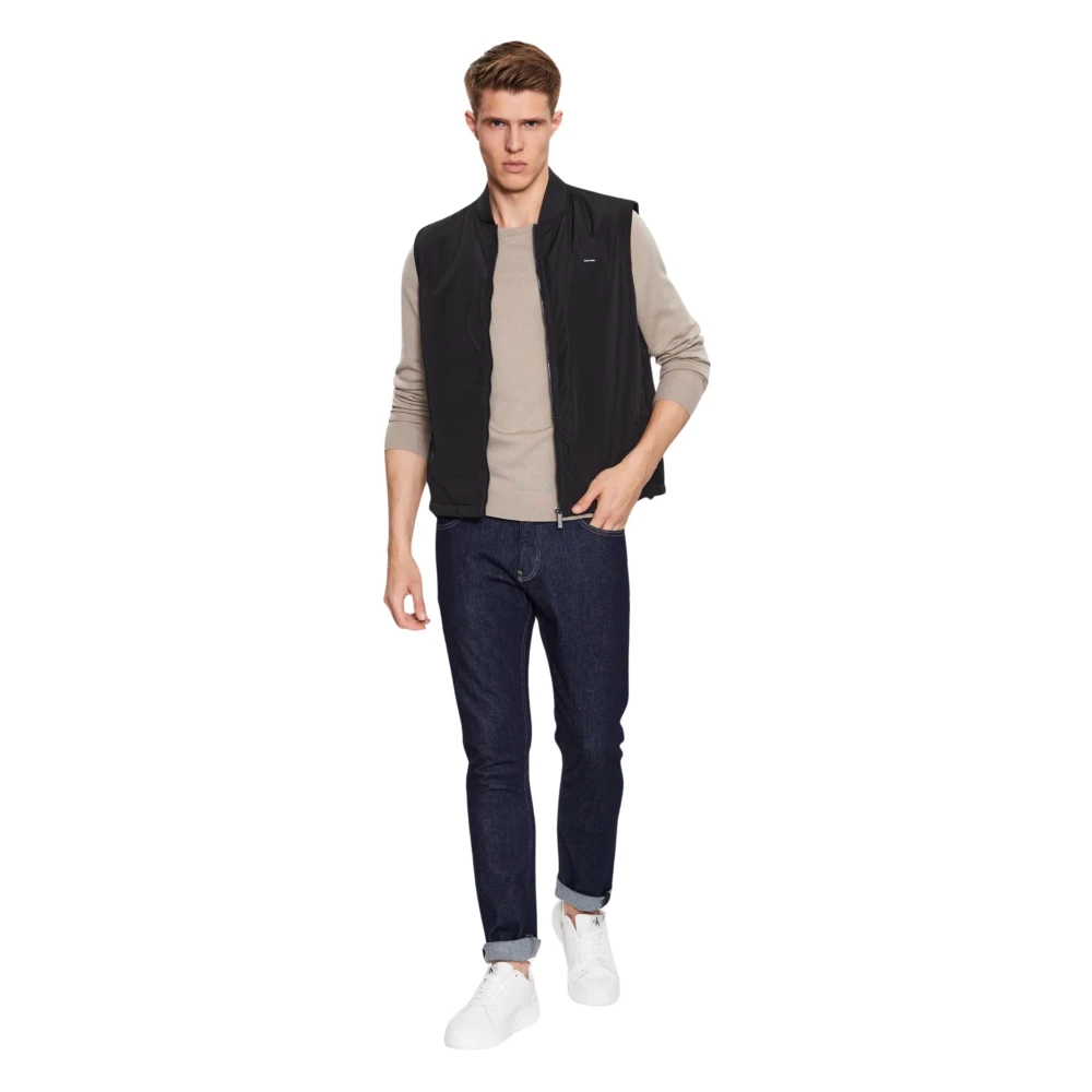 Calvin Klein Beige Trui Modern Wol Beige Heren