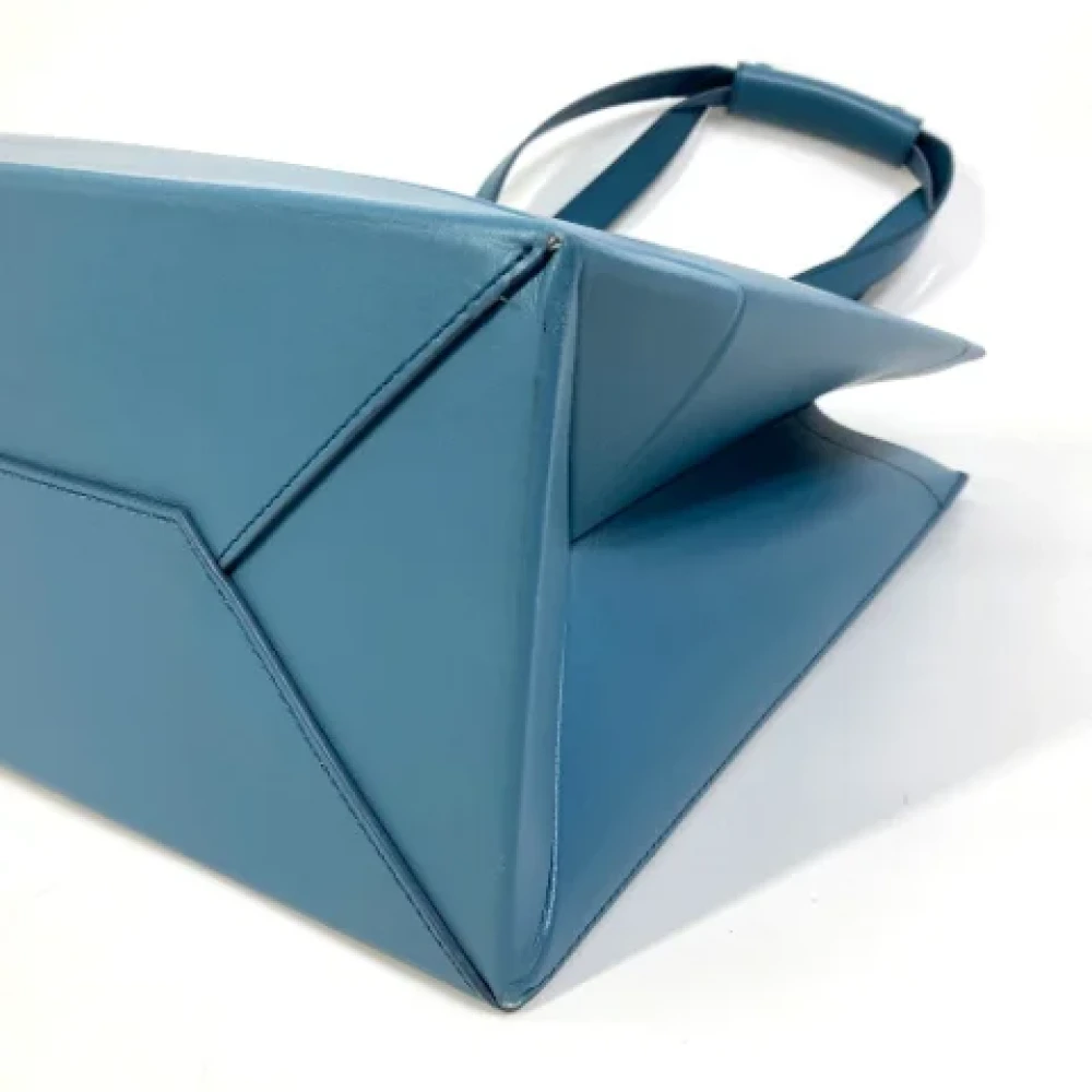 Dior Vintage Pre-owned Leather dior-bags Blue Dames