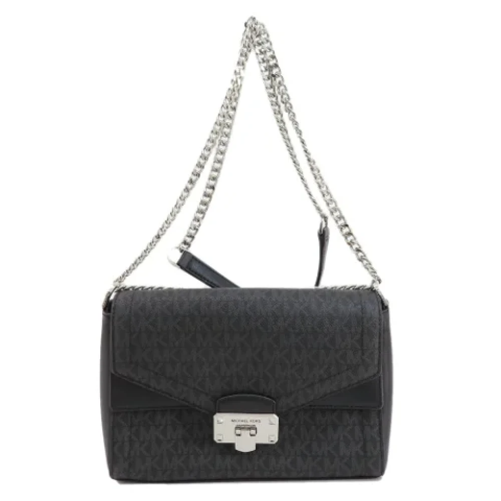Michael Kors Pre-owned Canvas shoulder-bags Black Dames