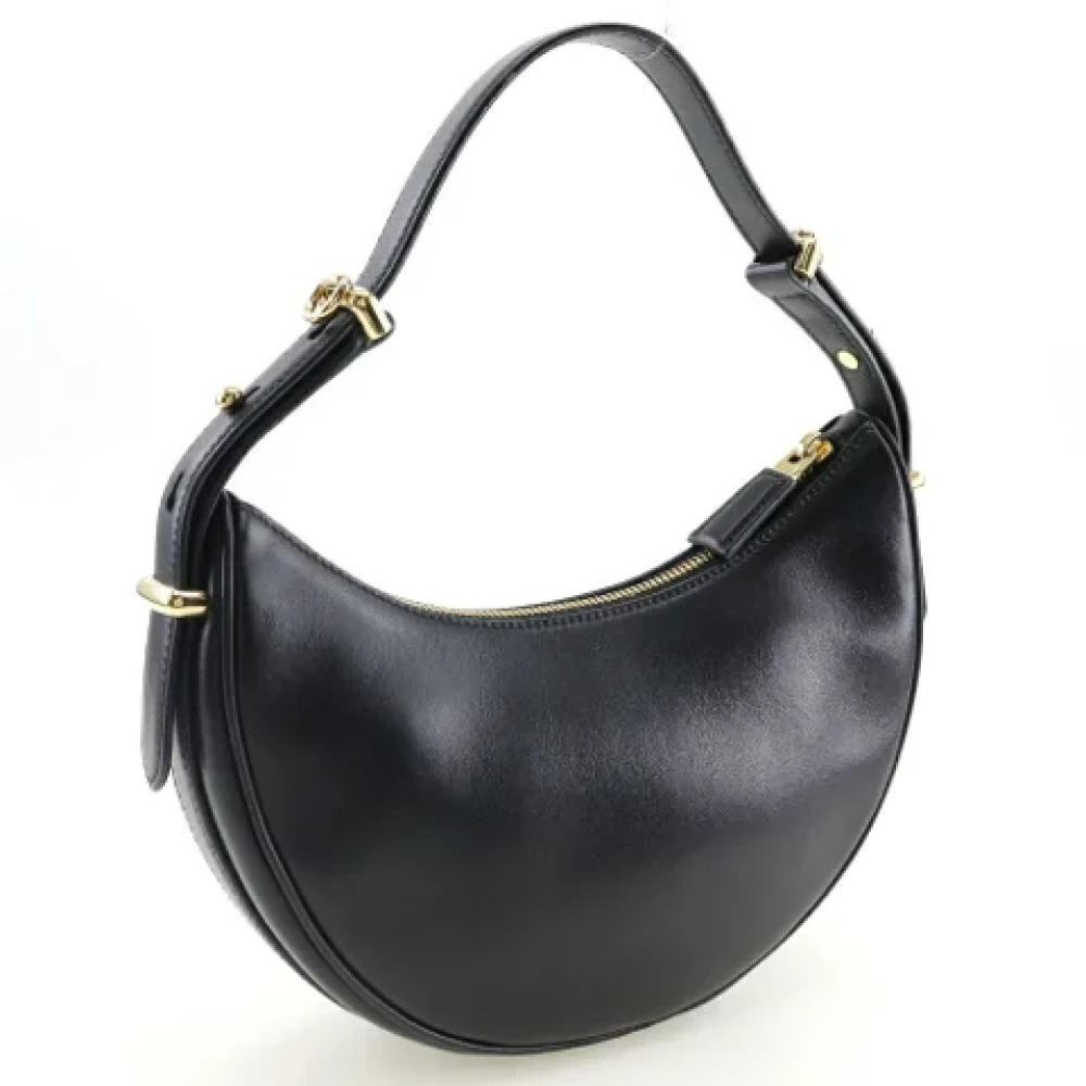 Prada Vintage Pre-owned Leather shoulder-bags Black Dames