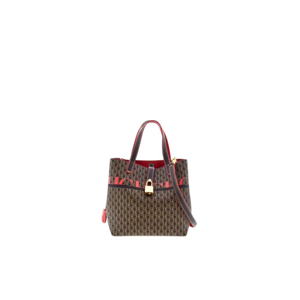 Carolina Herrera Matryoshka Locked XS El Dorado Tas Brown Dames