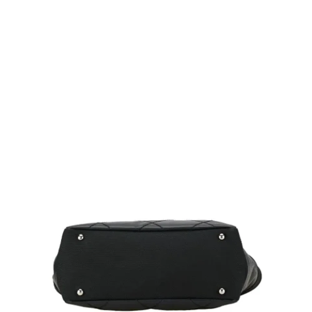 Chanel Vintage Pre-owned Canvas totes Black Dames