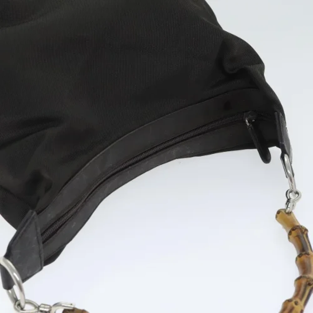 Gucci Vintage Pre-owned Nylon gucci-bags Black Dames