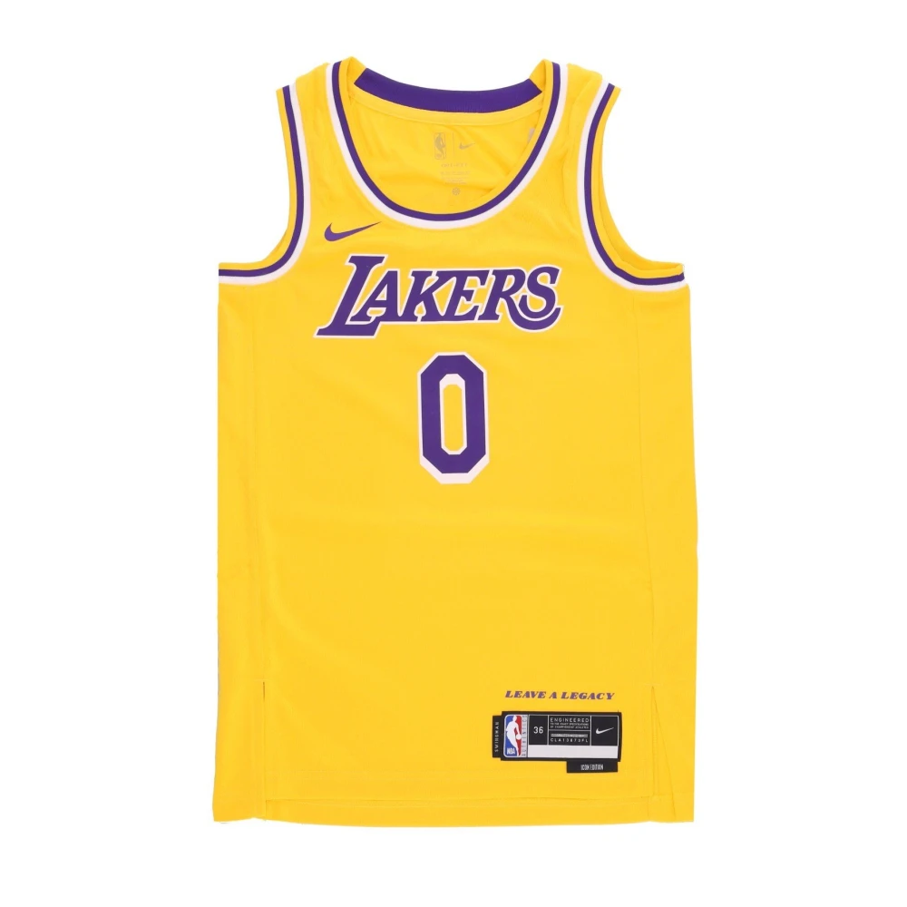 Nike Russell Westbrook NBA Icon Edition Jersey Yellow Heren