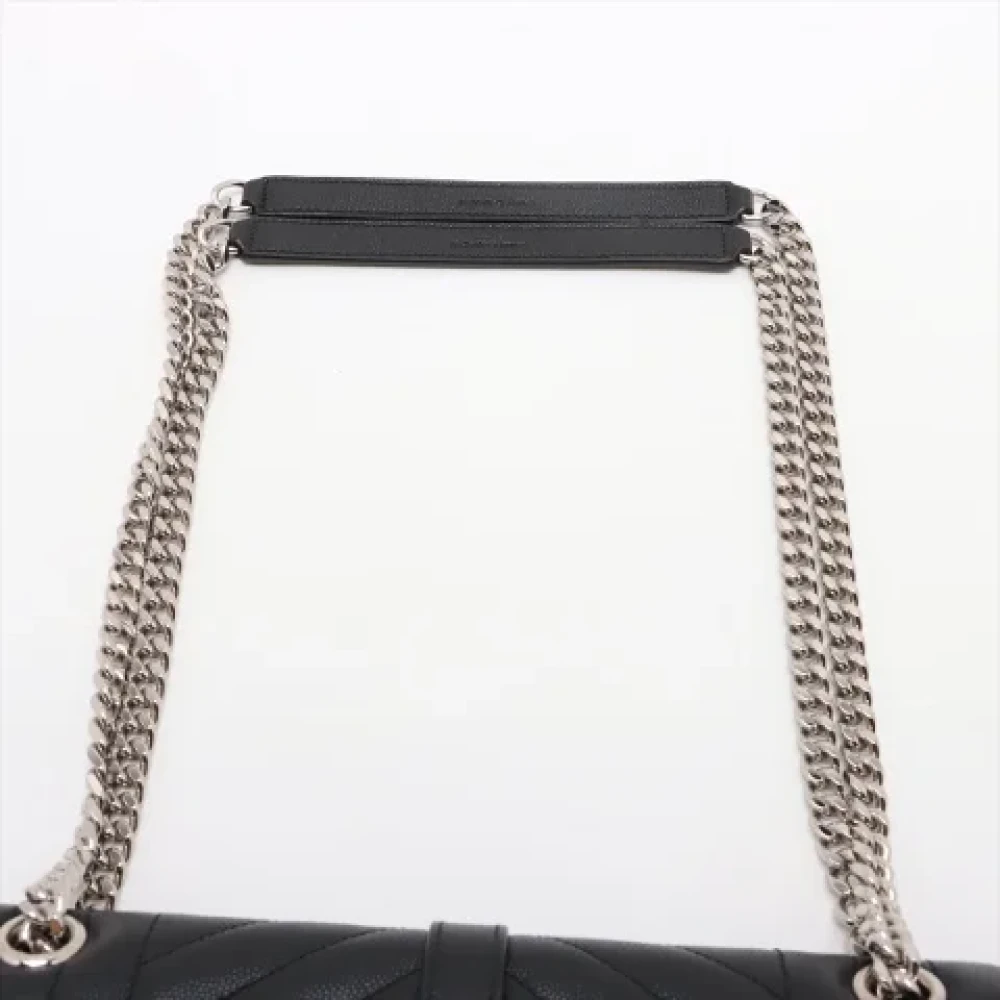 Yves Saint Laurent Vintage Pre-owned Leather handbags Black Dames