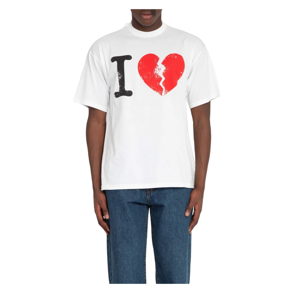 Magliano Print Tee met Uniek Ontwerp White Heren