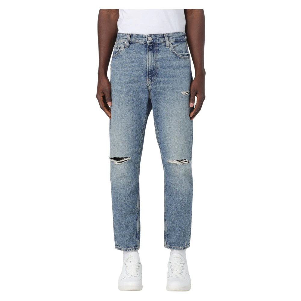 Calvin Klein Jeans Dad fit jeans met labeldetails model 'DAD'