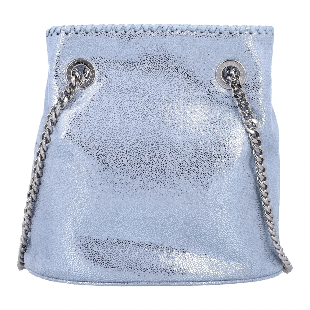 Stella Mccartney Mini Bucket Tas met Falabella Stijl Blue Dames