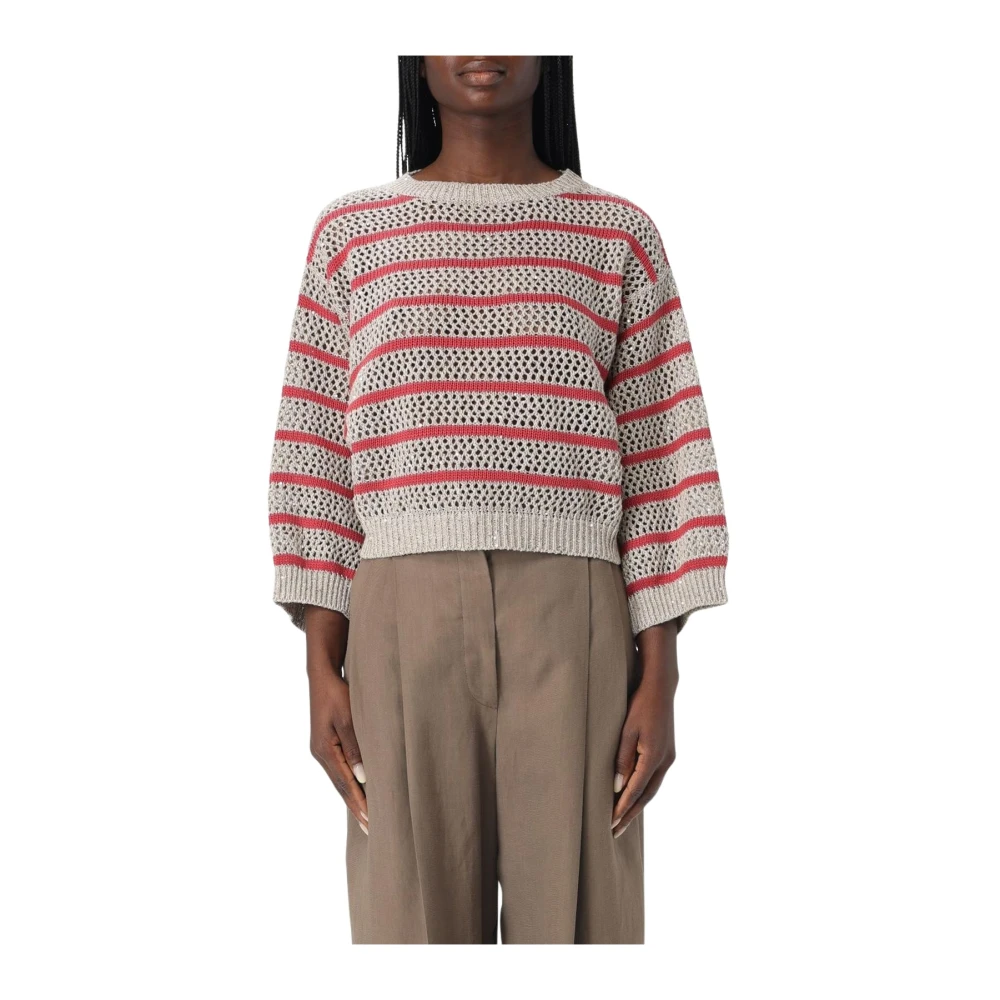 Knitwear > Round-neck Knitwear - - Brunello Cucinelli - Modalova