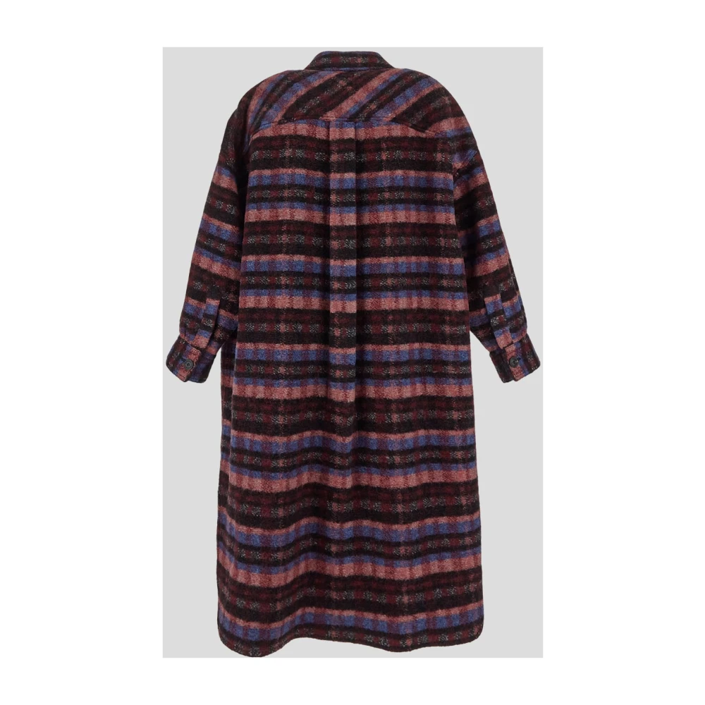 Isabel Marant Étoile Wollen Jas Fontizi Coat Multicolor Dames