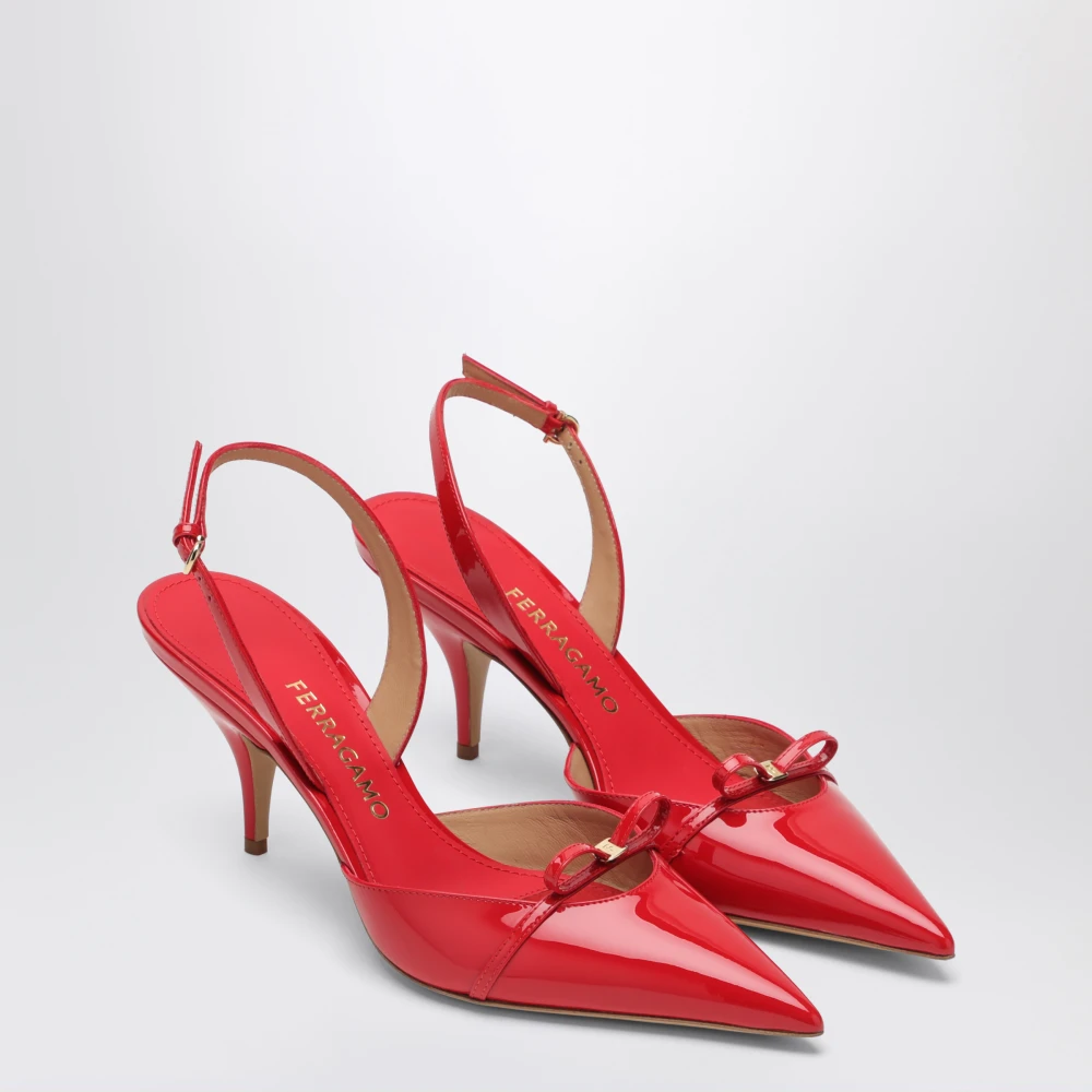 Salvatore Ferragamo Lage Hak Pumps Gylla Red Dames