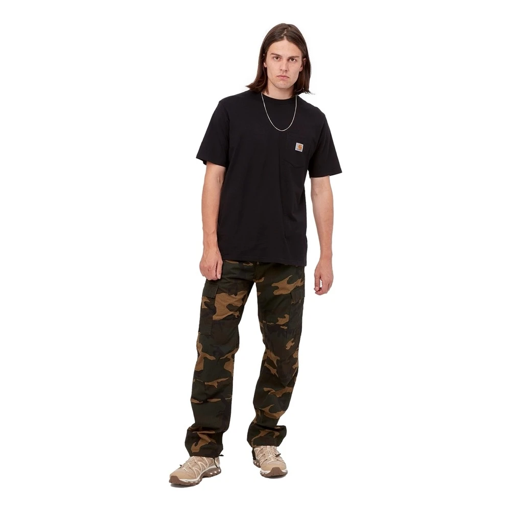 Carhartt WIP Zak T-Shirt 100% Katoen Regular Fit Black Heren