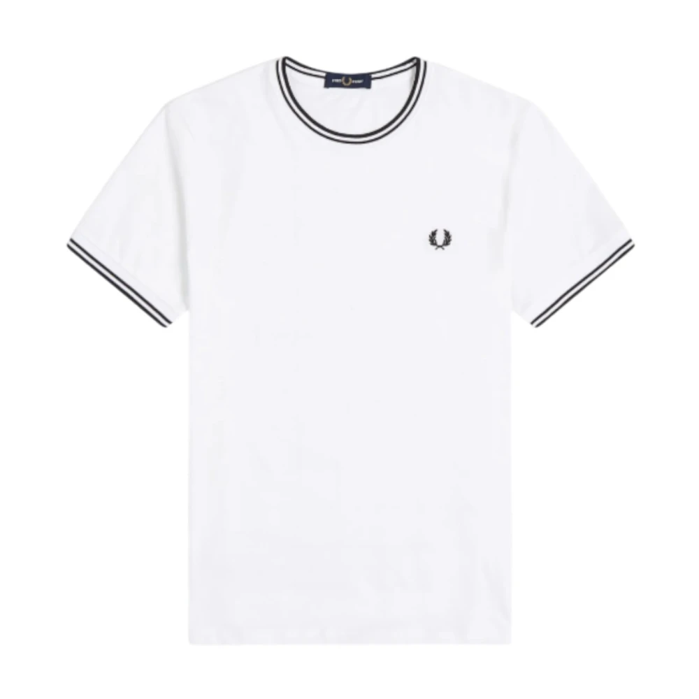 Fred Perry Men's White T-Shirts And Polos - T-Shirts - Xl - Tops