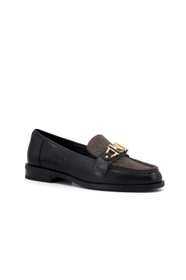 Tiegan Läder och Logga Loafer