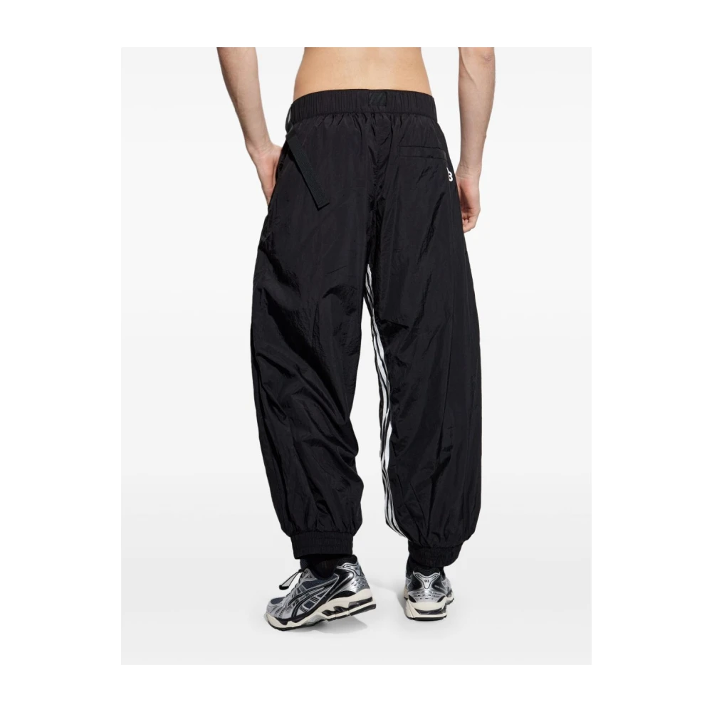 Y-3 Zwarte elastische taille broek Black Heren