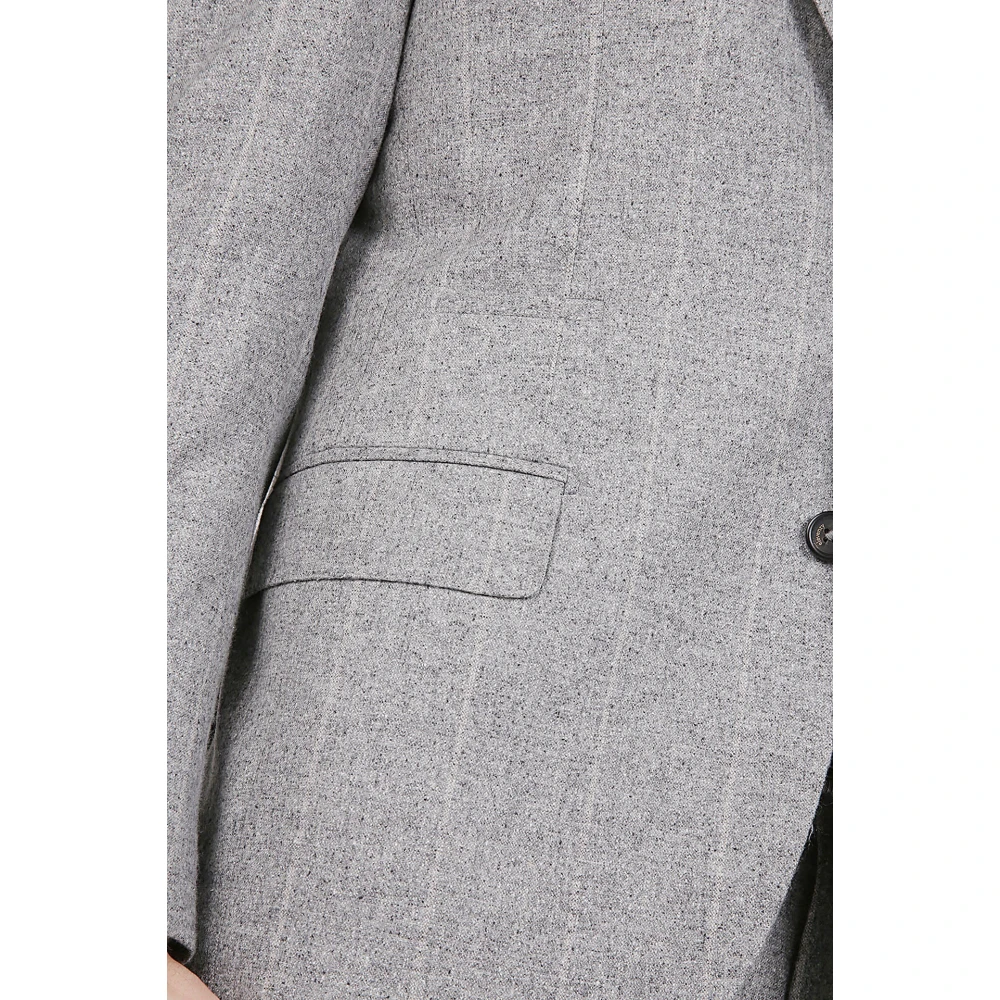 Eleventy Luxe Zijde Wol Kasjmier Pak Gray Heren
