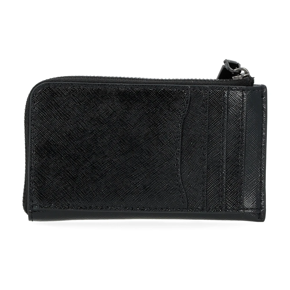 Marc Jacobs Utility Snapshot Multi Wallet van zwart leer Black Dames