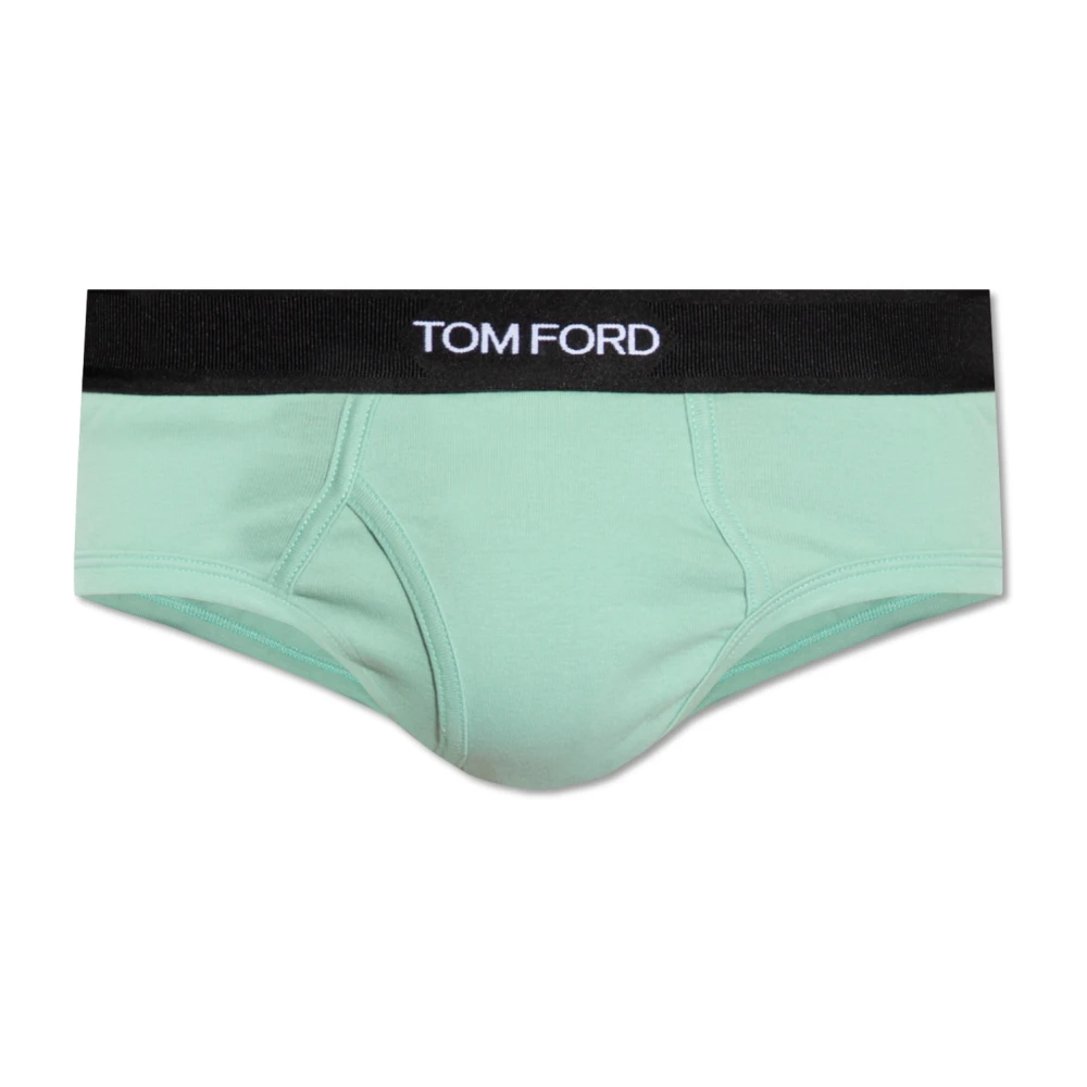 Tom Ford Katoenen slips Green Heren