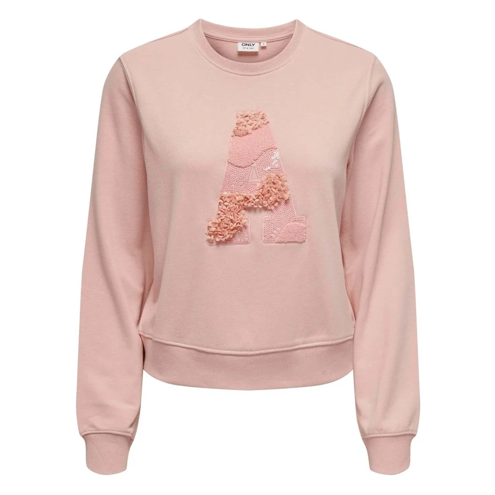 Only Hoodie Pink Dames