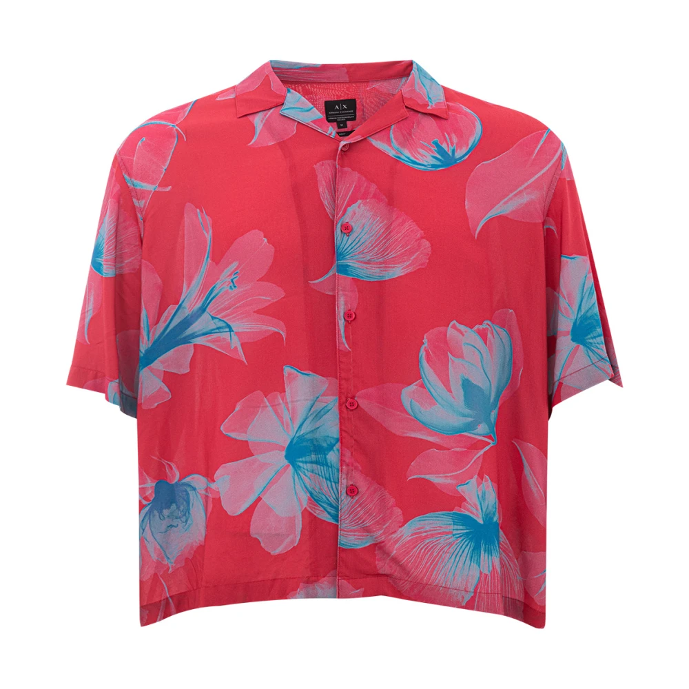 Armani Exchange Short Sleeve Shirts Multicolor Heren
