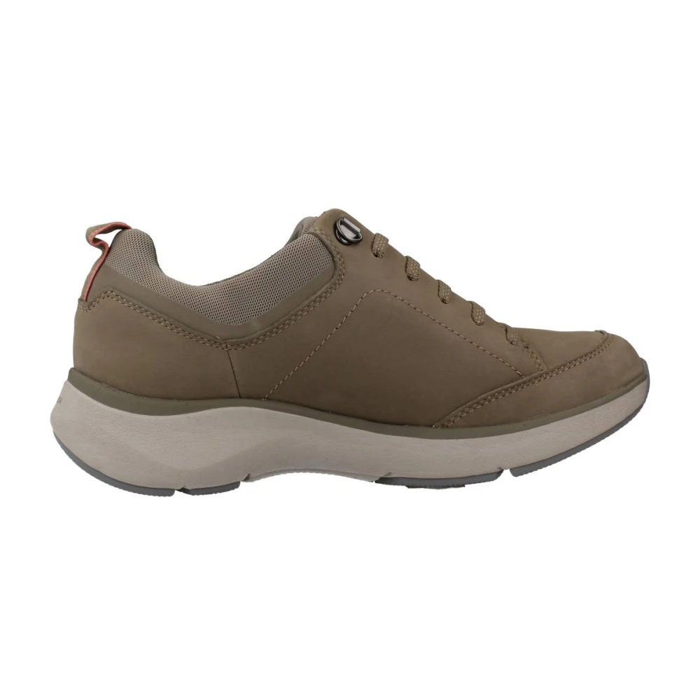 Clarks Sneakers Green Dames