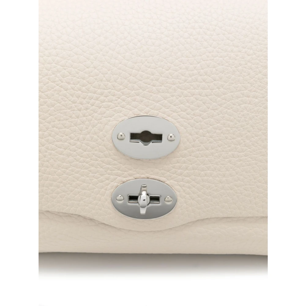 Zanellato Crème Tassen met Draaisluiting Beige Dames