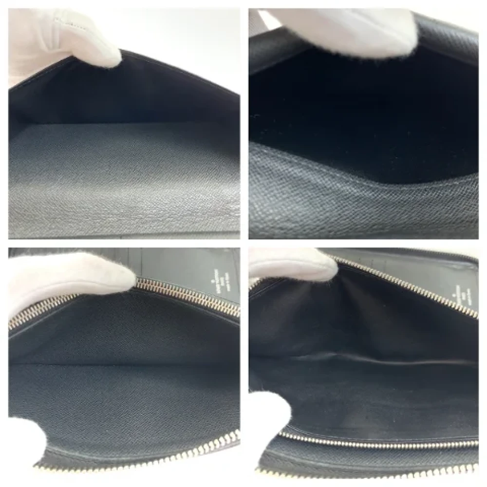 Louis Vuitton Vintage Pre-owned Leather wallets Black Heren