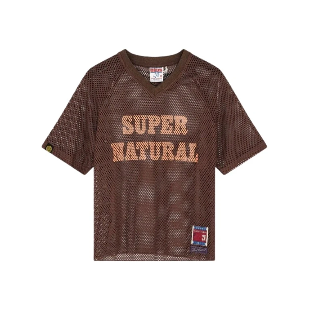 Deus Ex Machina Men's Brown Magdalene Moto T-Shirt - T-Shirts - M - Tops
