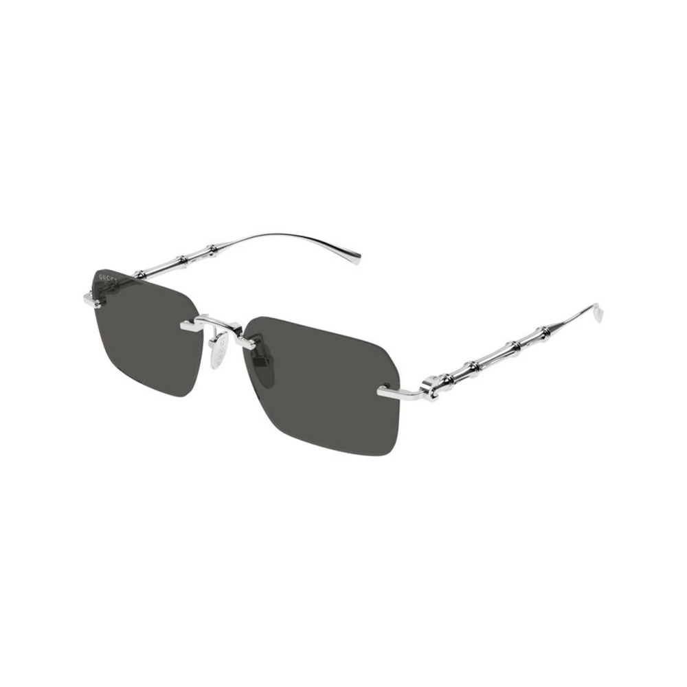 Gucci Gray Sunglasses, Male, 56 Mm, Gg2154s 001 Sunglasses