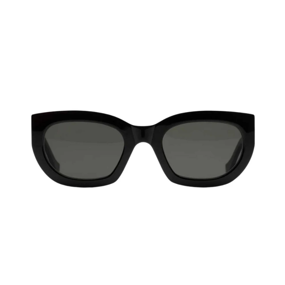 Retrosuperfuture Zwarte Alva zonnebril met retrostijl Black Unisex