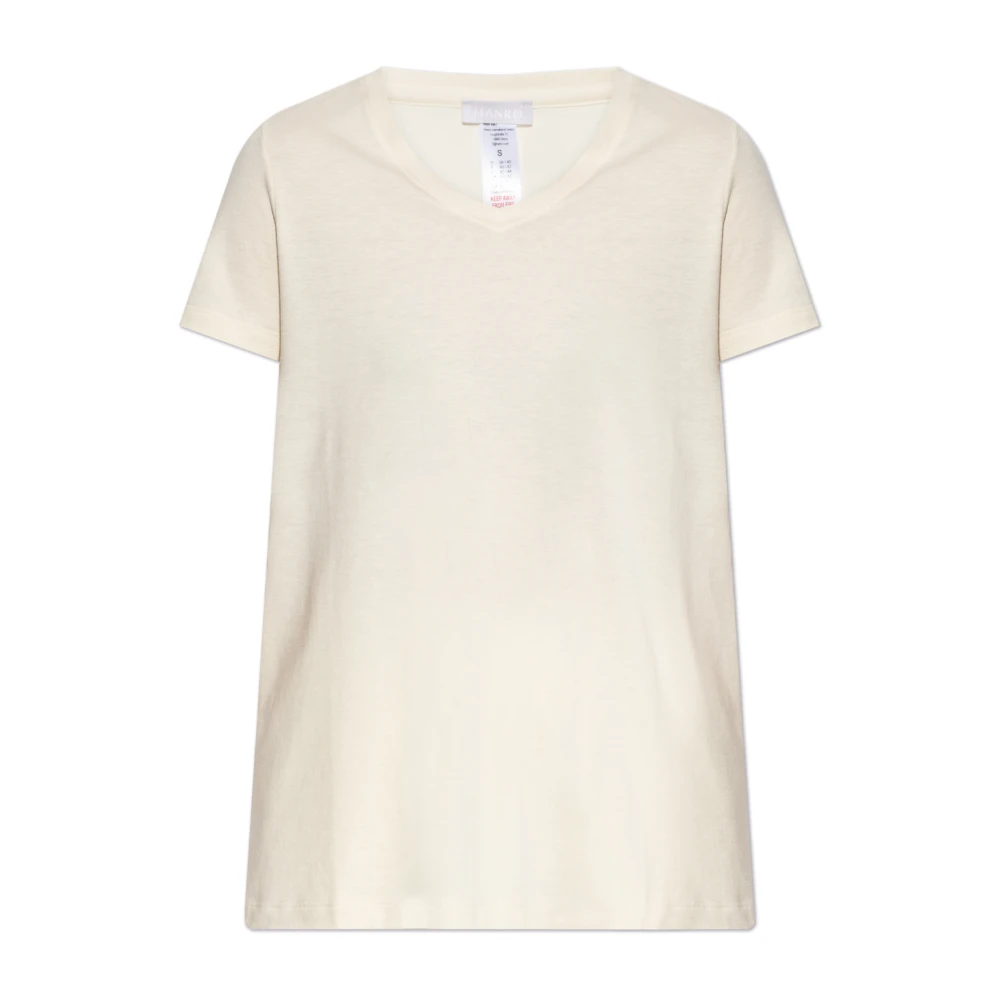 Hanro T-shirt Sleep & Lounge Beige Dames