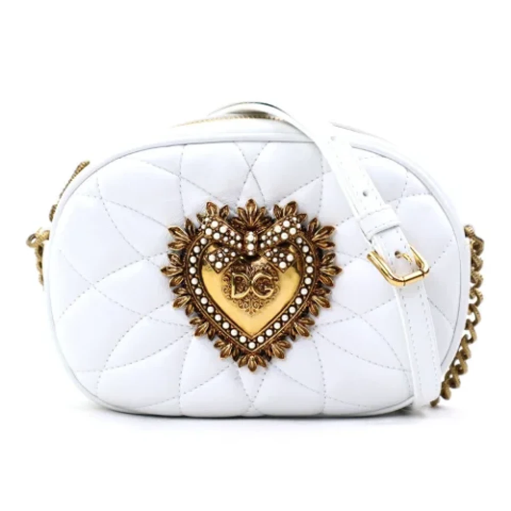 Dolce & Gabbana Pre-owned Leather shoulder-bags White Dames