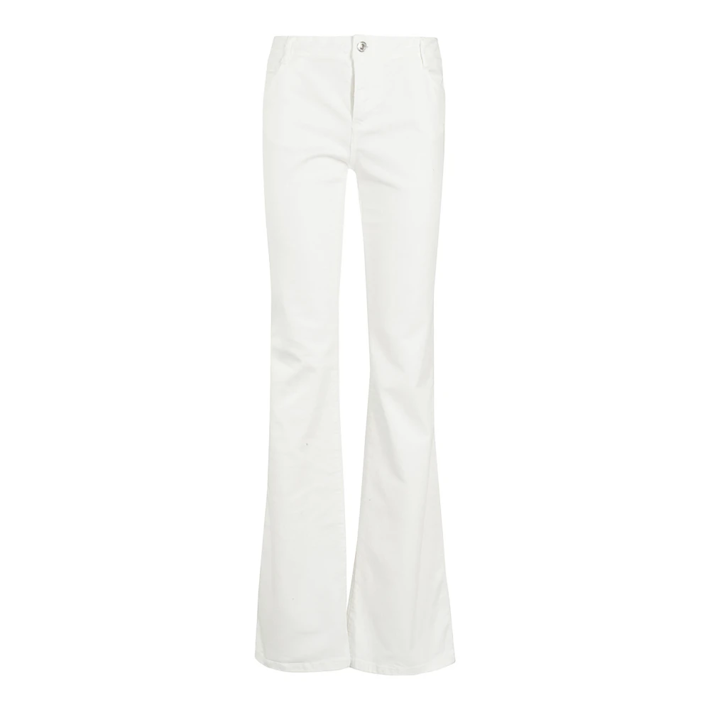 Ermanno Scervino Klassieke Bootcut Jeans voor Vrouwen White Dames