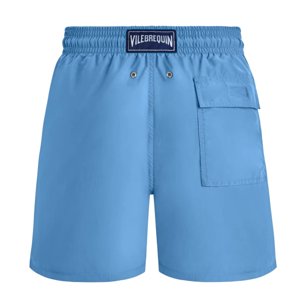 Vilebrequin Heren Zwembroek in Effen Kleur Blue Heren