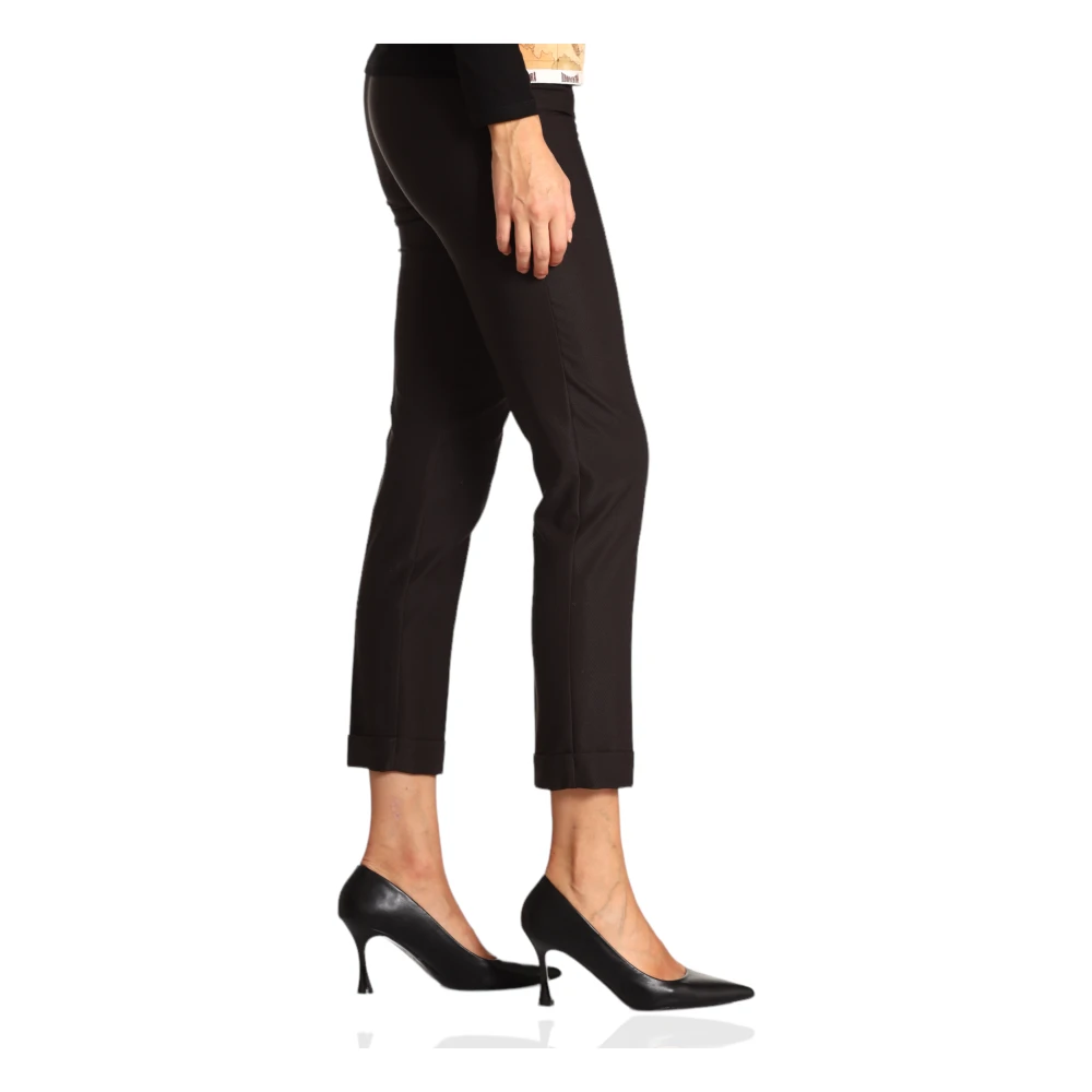 Alviero Martini 1a Classe Geo Classic Cropped Broek Zwart Black Dames
