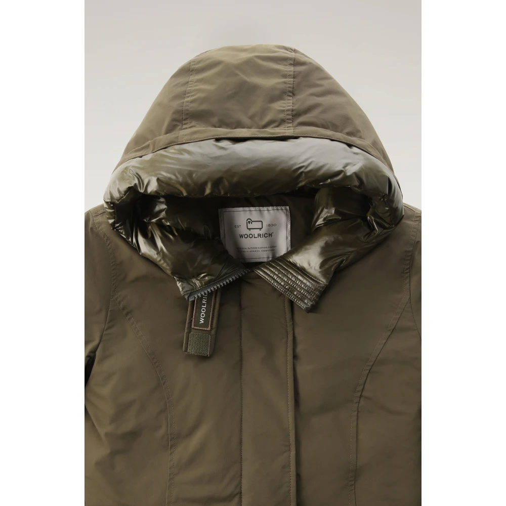 Woolrich Winterjas Donkergroen Green Dames