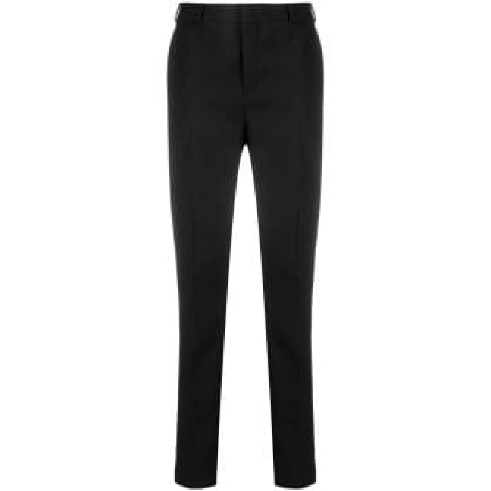 Saint Laurent Luxe wollen smokingbroek Black Dames