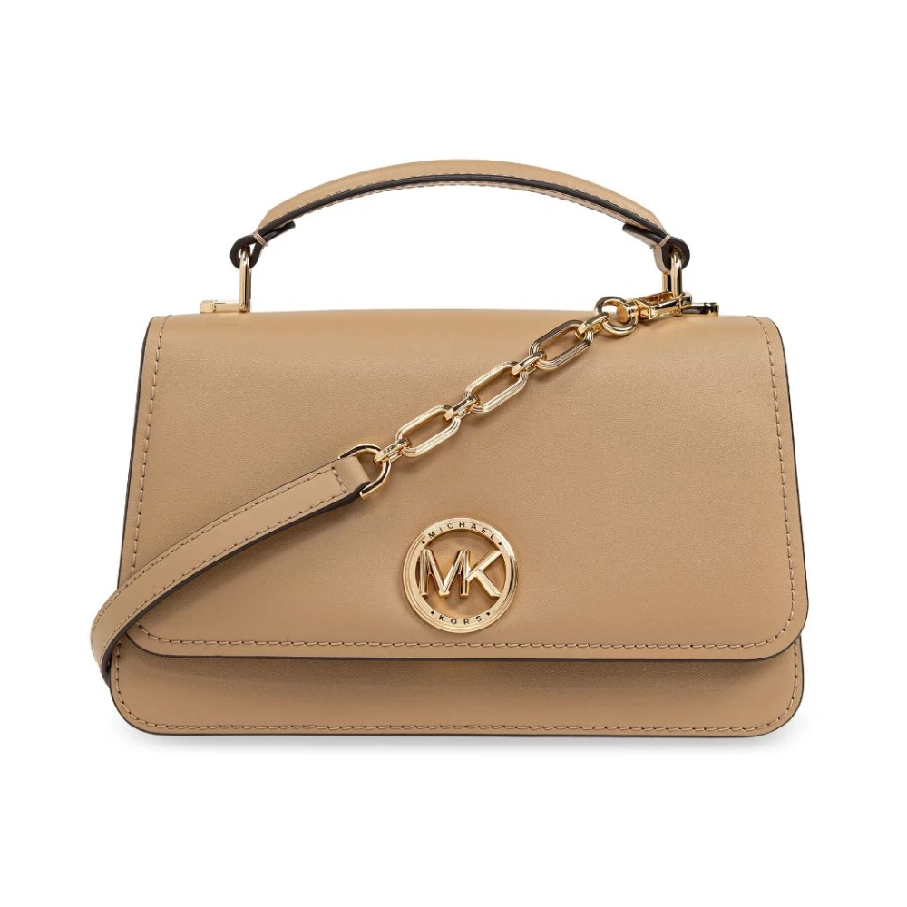 Michael Kors Satchels Md Ew Th Chn Satchel in beige