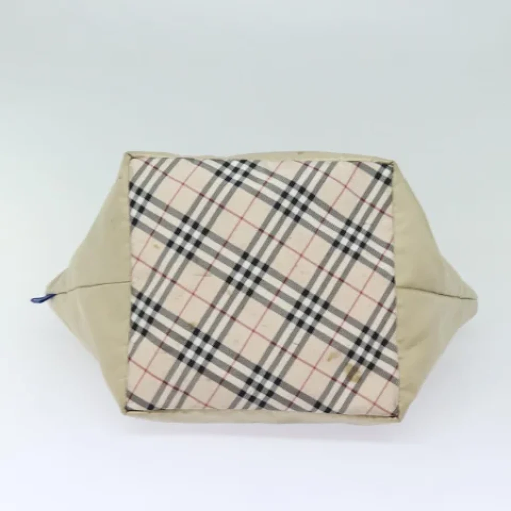 Burberry Vintage Pre-owned Fabric handbags Beige Dames