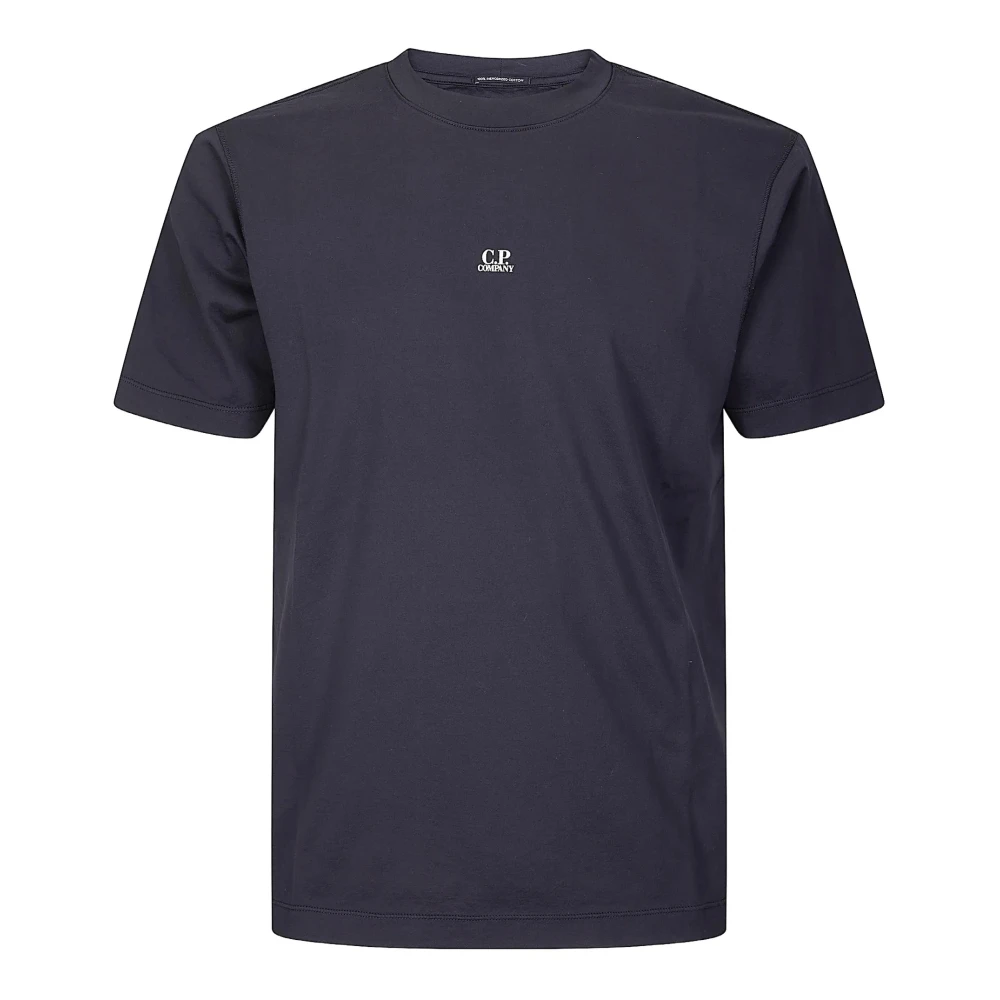 C.p. Company Men's Black T-Shirts, Xl, Mercerized Jersey Short Sleeve T-Shirt